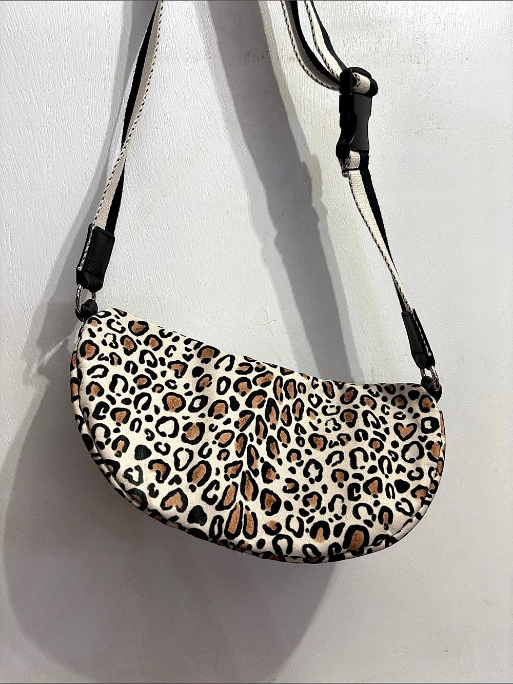 Brighton Spotted Love Swing Bag Leopard Print Crossbody Bag